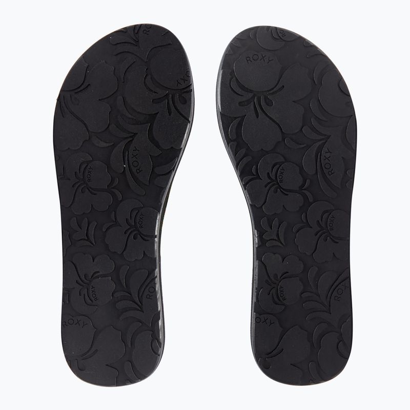 Flip flop pentru femei ROXY Paia IV 2021 black print 13