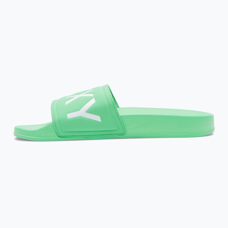 Flip-flops pentru femei ROXY Slippy II 2021 absinthe green 10