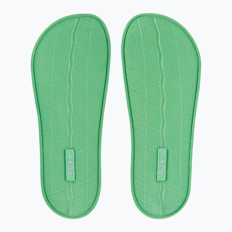 Flip-flops pentru femei ROXY Slippy II 2021 absinthe green 12