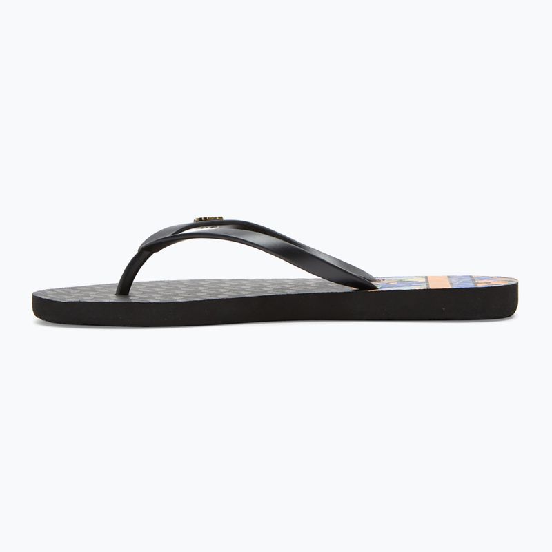 Flip flop pentru femei ROXY Viva Printed 2021 black multi 11