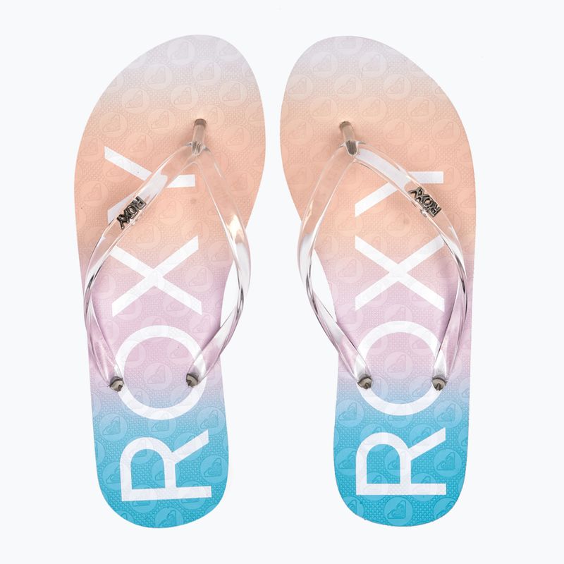 Flip flop pentru femei ROXY Viva Jelly 2021 aquamarine 11
