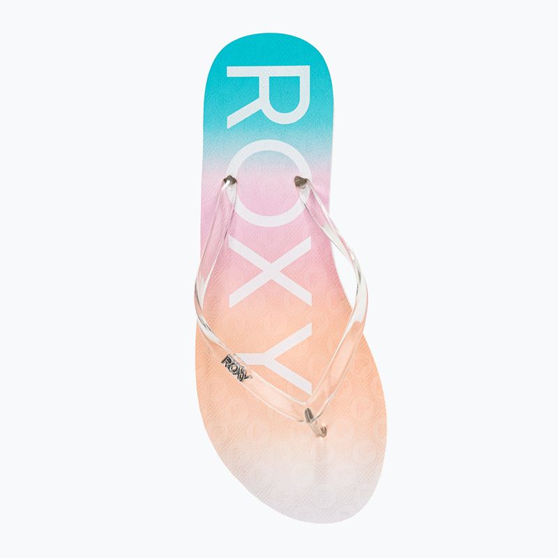 Flip flop pentru femei ROXY Viva Jelly 2021 aquamarine 6