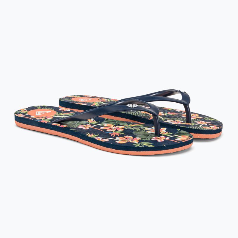 Flip flop pentru femei ROXY To The Sea X 2021 lt navy/pink 4