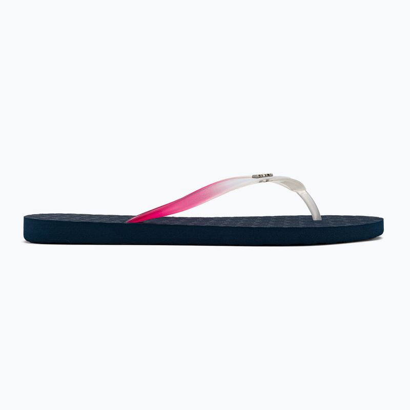 Flip flop pentru femei ROXY Viva Gradient 2021 navy/ orange 2