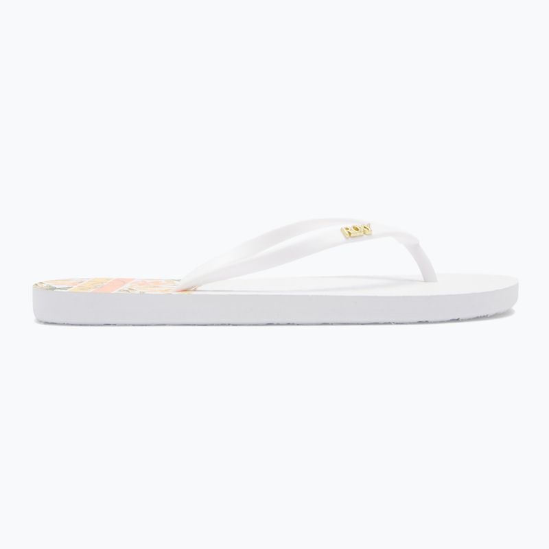 Flip flop pentru femei ROXY Viva Printed 2021 white 10