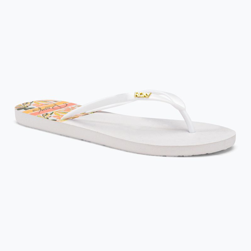 Flip flop pentru femei ROXY Viva Printed 2021 white