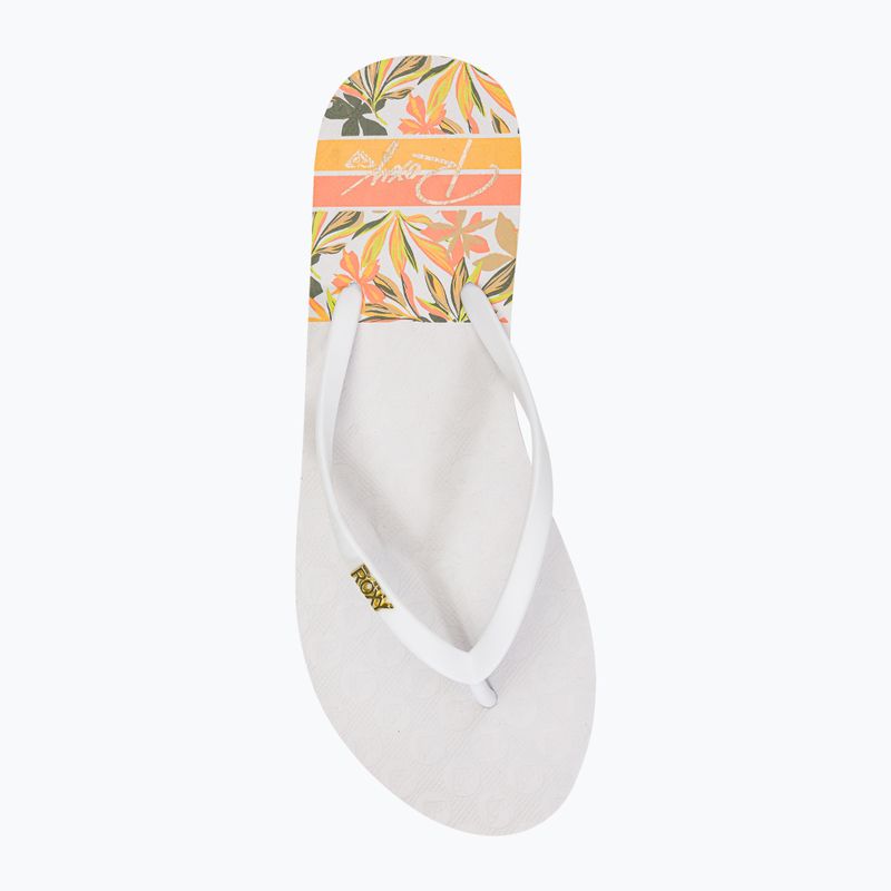 Flip flop pentru femei ROXY Viva Printed 2021 white 6