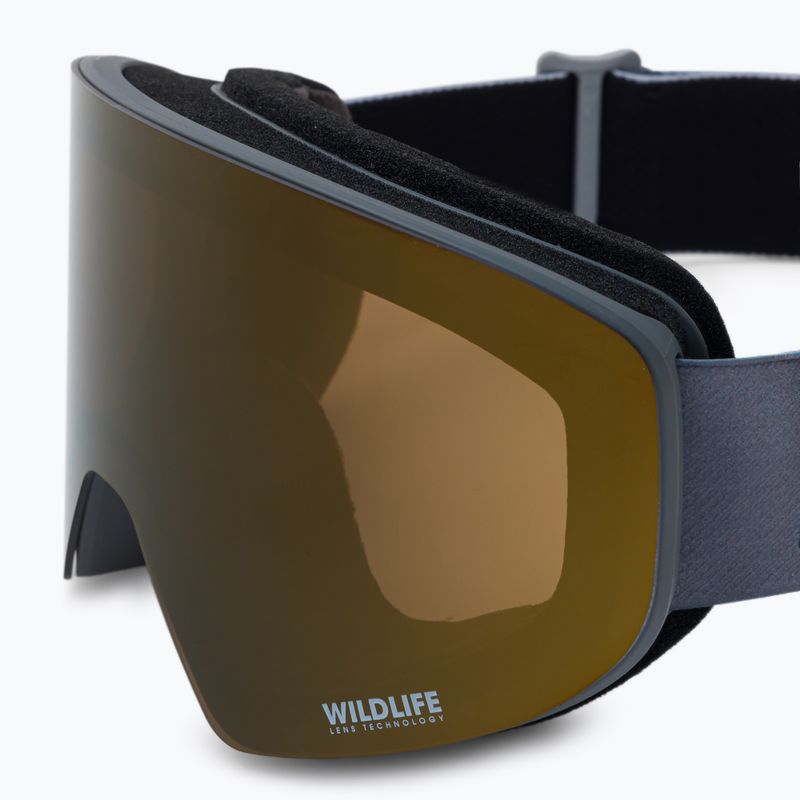 Ochelari de snowboard VonZipper Encore gri AZYTG00114 5