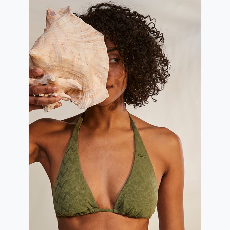 Costum de baie top ROXY Current Coolness Elongated Triangle 2021 loden green 10