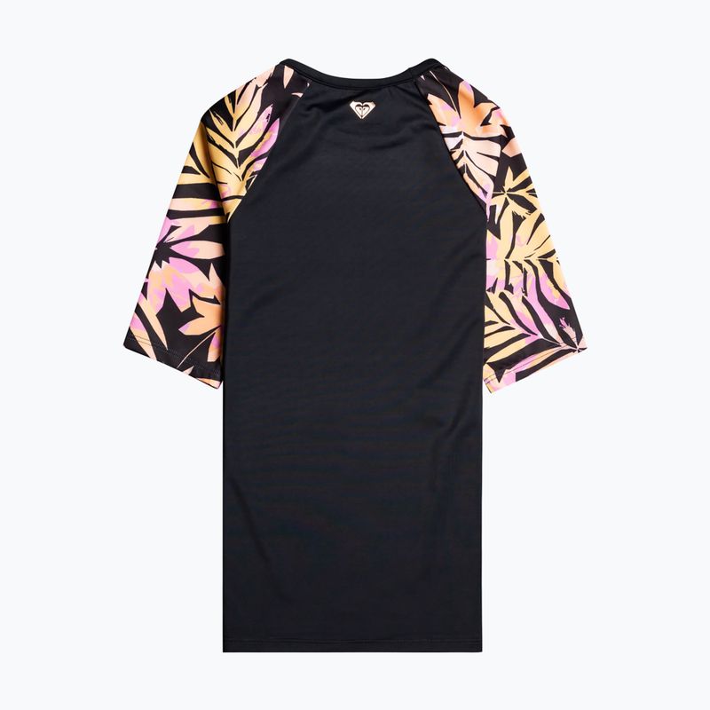 Tricoul de înot pentru copii ROXY Active Joy Lycra 2021 anthracite zebra jungle girl 5