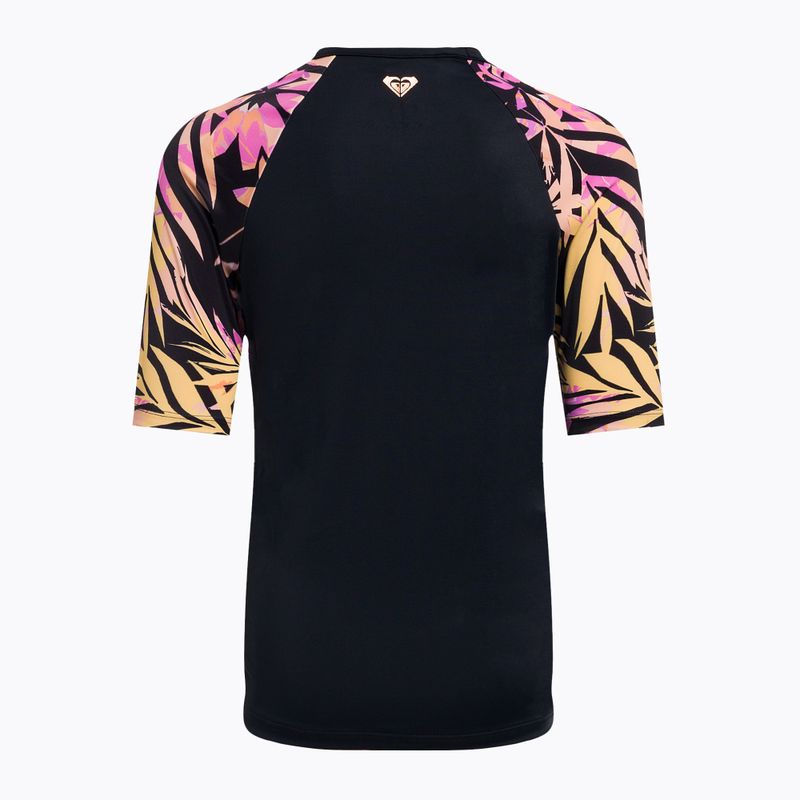 Tricoul de înot pentru copii ROXY Active Joy Lycra 2021 anthracite zebra jungle girl 2