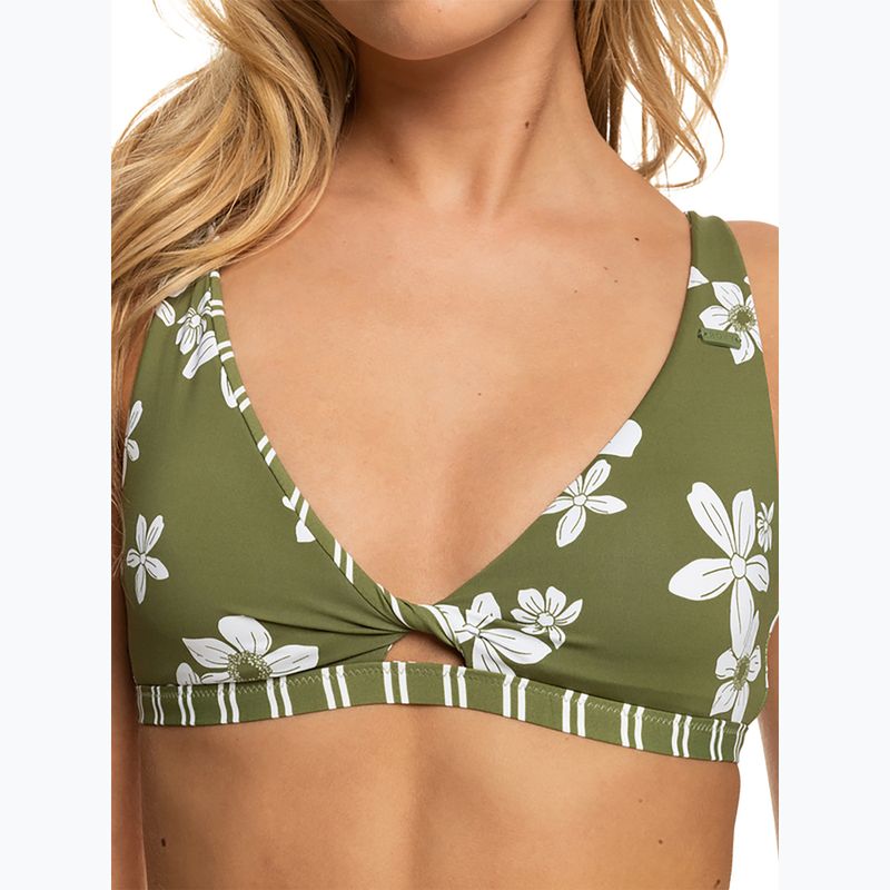 Costum de baie top ROXY Retro Revo Twist Bra 2021 loden green surfrider spirit s 9