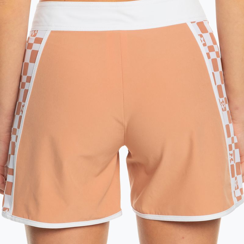 Pantaloni scurți de baie pentru femei ROXY Printed 5" 2021 cork flower box 4