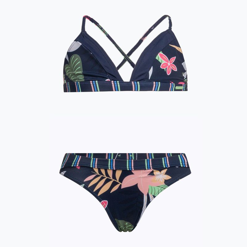 Costum de baie din două piese pentru copii ROXY Vacay For Life Athletic Set 2021 mood indigo alma swim