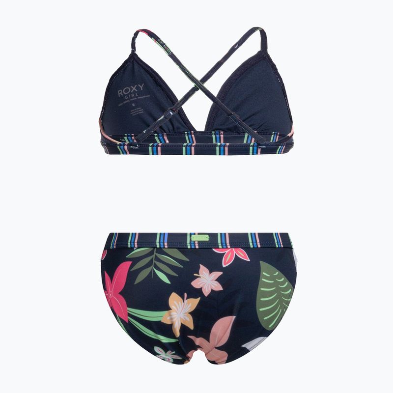 Costum de baie din două piese pentru copii ROXY Vacay For Life Athletic Set 2021 mood indigo alma swim 2