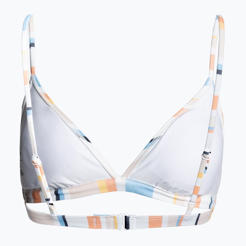 Costum de baie top ROXY Beach Classics Fixed Triangle 2021 peach whip sand stripper 2