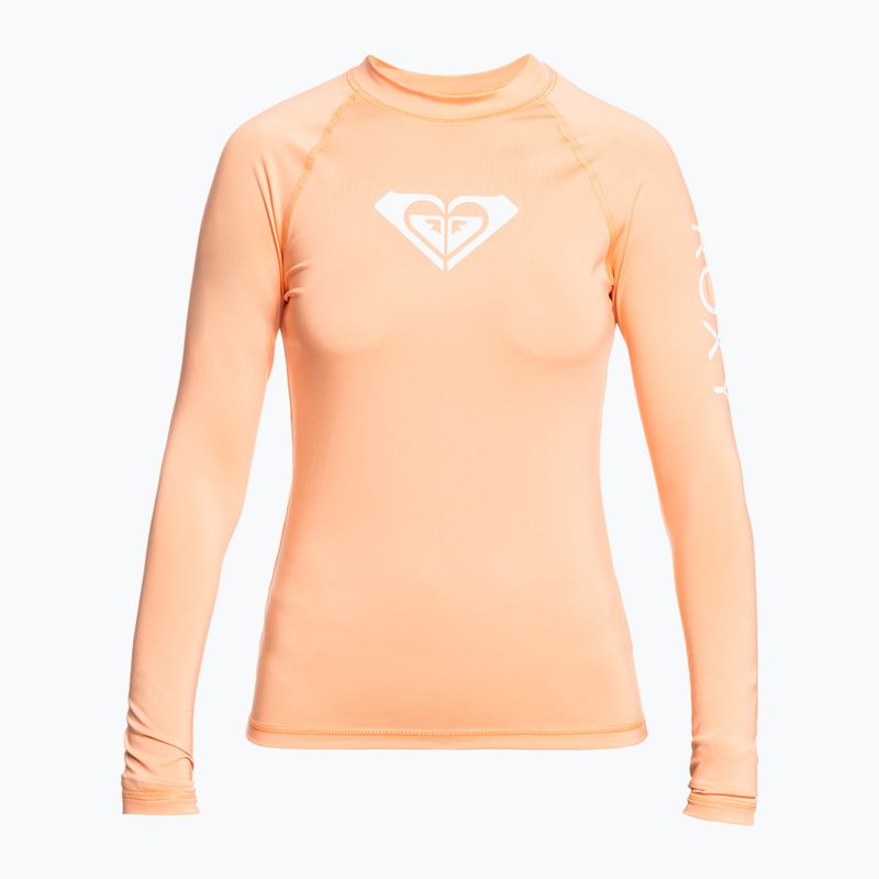 ROXY Whole Hearted papaya de înot cu mânecă lungă pentru femei