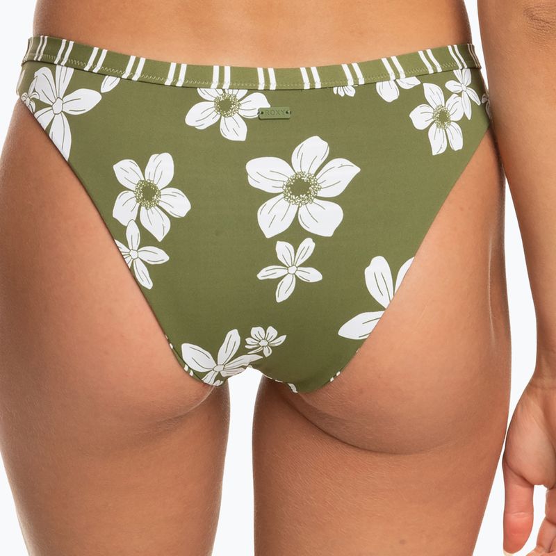 Partea de jos a costumului de baie ROXY Retro Revo Moderate 2021 loden green surfrider spirit s 9
