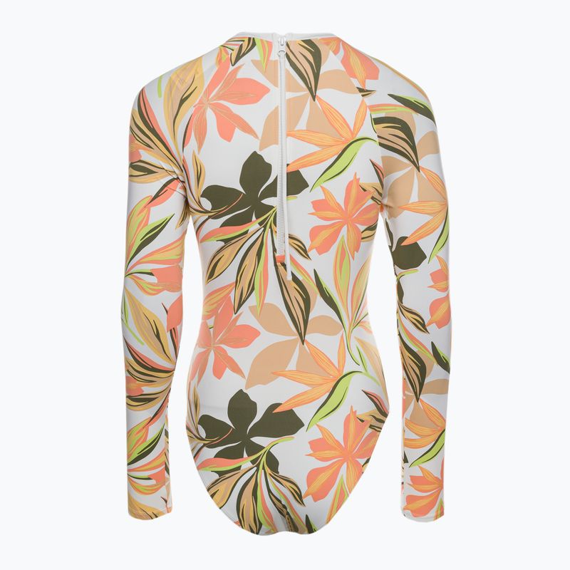 Costum de baie dintr-o singură piesă pentru femei ROXY Print Mix Solid 2021 bright white subtly salty flat 2