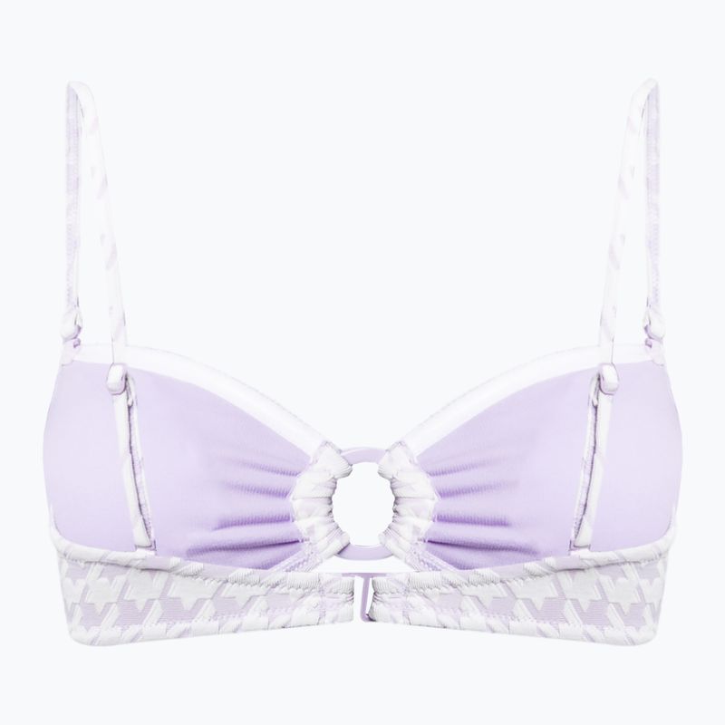 Costum de baie top ROXY Check It Bandeau 2021 purple rose 2