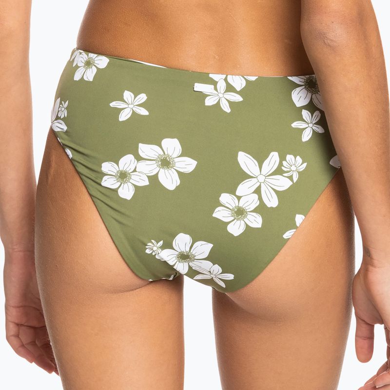 Partea de jos a costumului de baie ROXY Retro Revo Bikini Hl Midwaist 2021 loden green surfrider spirit s 7