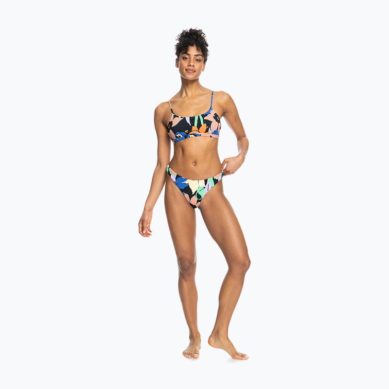 Partea de jos a costumului de baie ROXY Color Jam Cheeky 2021 anthracite flower jammin 5