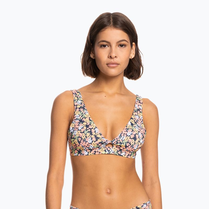 Costum de baie top ROXY Beach Classics Twist Elong 2021 mood indigo ditsy love