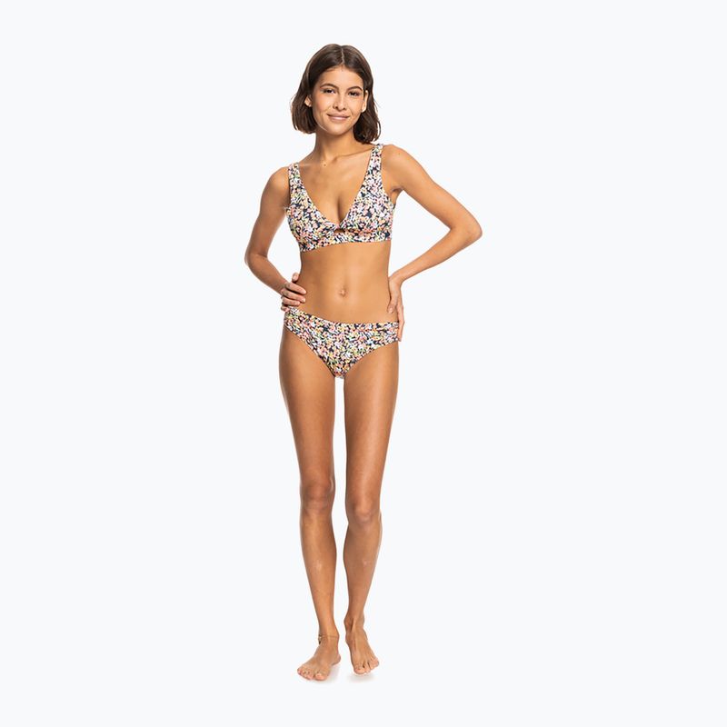 Costum de baie top ROXY Beach Classics Twist Elong 2021 mood indigo ditsy love