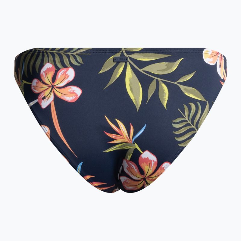 Partea de jos a costumului de baie ROXY Into The Sun 2021 mood indigo tropical depht 2