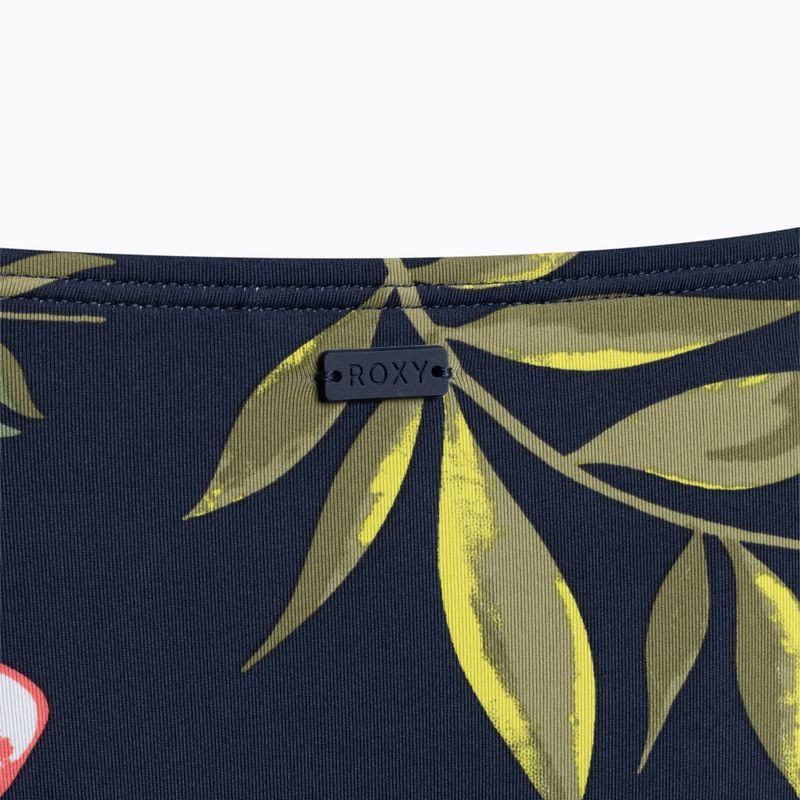 Partea de jos a costumului de baie ROXY Into The Sun 2021 mood indigo tropical depht 3