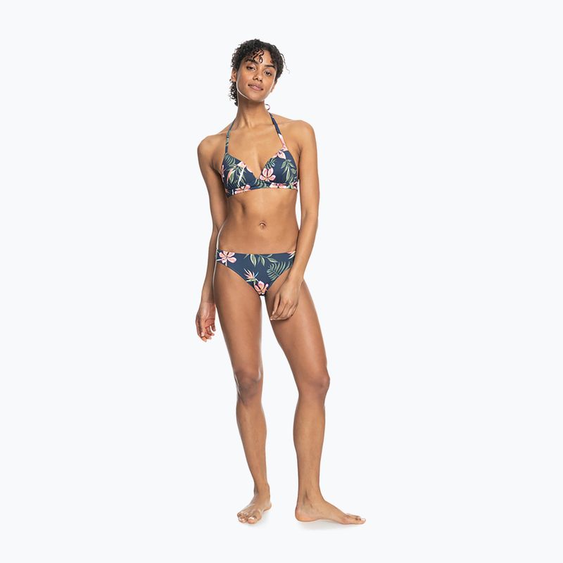 Partea de jos a costumului de baie ROXY Into The Sun 2021 mood indigo tropical depht 5