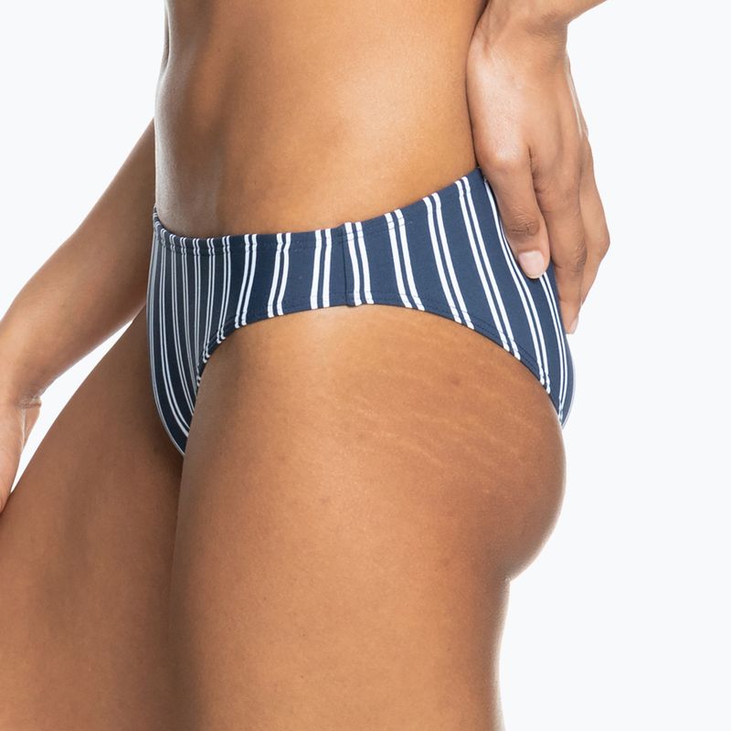 Partea de jos a costumului de baie ROXY Into The Sun 2021 mood indigo novela stripe vert 4