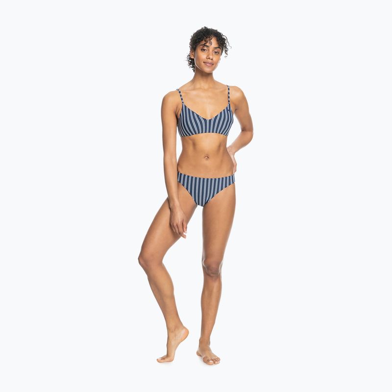 Partea de jos a costumului de baie ROXY Into The Sun 2021 mood indigo novela stripe vert 3