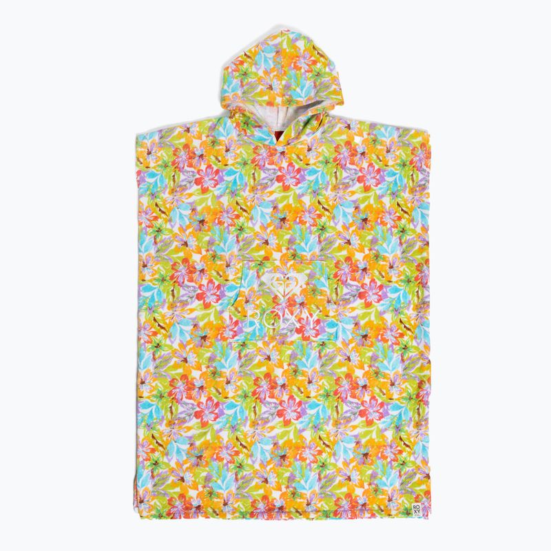 Poncho pentru femei ROXY Stay Magical Printed 2021 snow white pualani combo