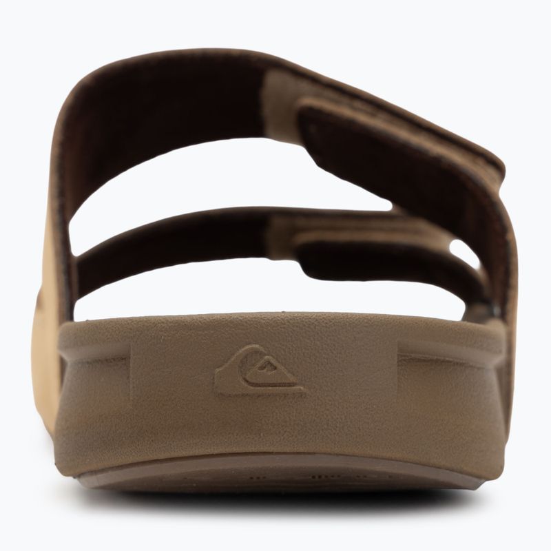 Papuci pentru bărbați Quiksilver Rivi Leather Double Adjust tan 1 6