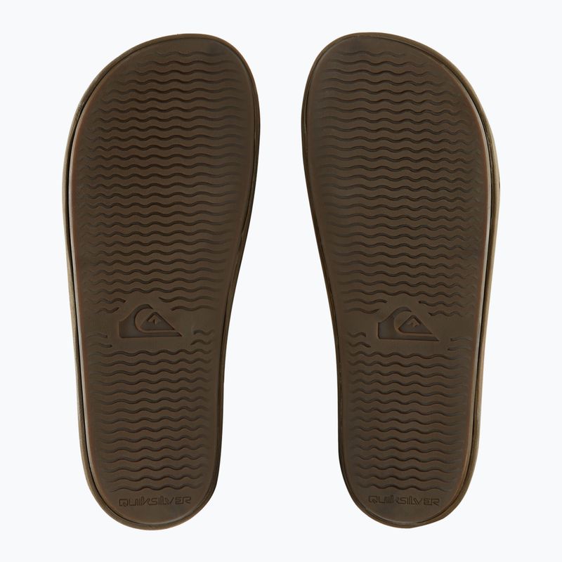 Papuci pentru bărbați Quiksilver Rivi Leather Double Adjust tan 1 3