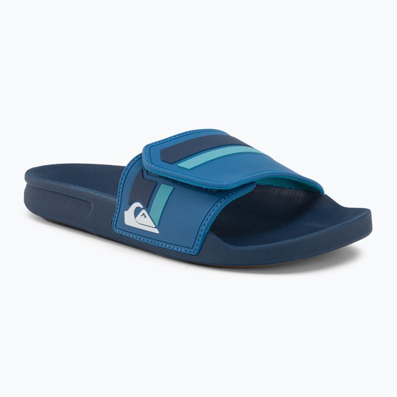 Șlapi pentru bărbați Quiksilver Rivi Slide Adjust blue/blue/green