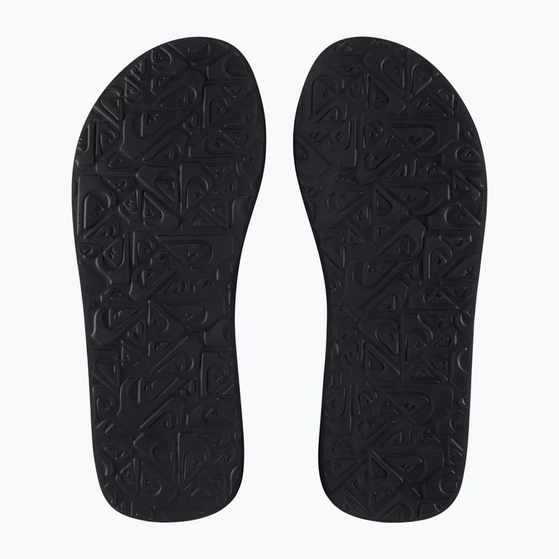 Quiksilver bărbați Molokai Layback Saturn flip flop alb și negru AQYL101319 13