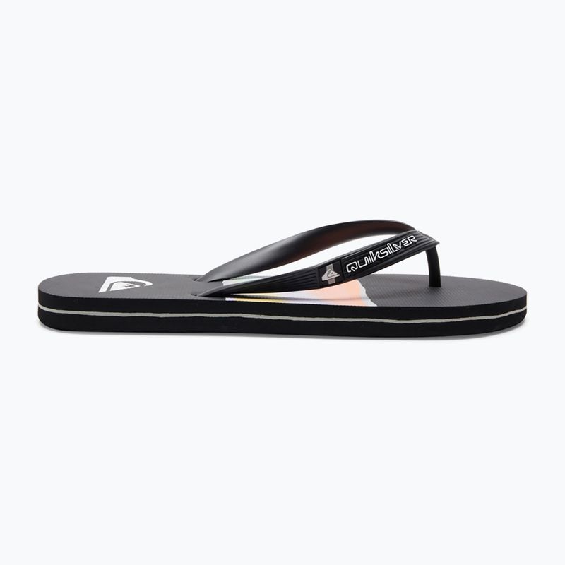 Șlapi de bărbați Quiksilver Molokai Airbrushed negru AQYL101317 2