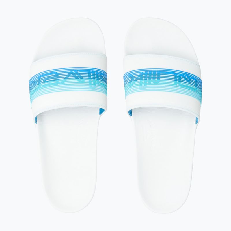 Șlapi pentru bărbați Quiksilver Rivi Wordmark Slide white/blue/blue 12