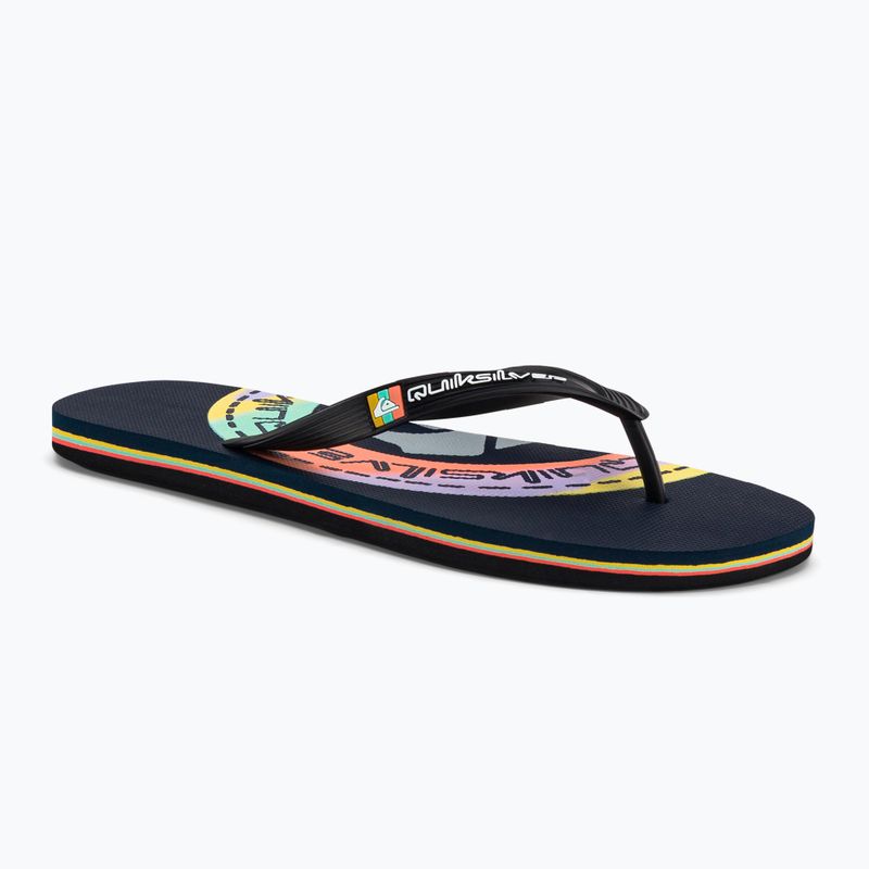 Quiksilver Molokai Art șlapi pentru bărbați albastru marin AQYL101264
