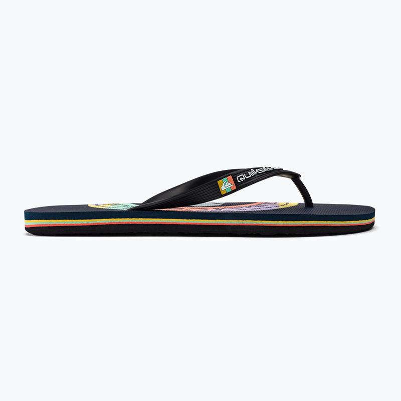 Quiksilver Molokai Art șlapi pentru bărbați albastru marin AQYL101264 2