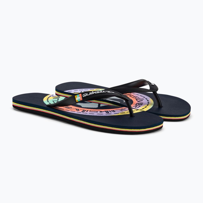 Quiksilver Molokai Art șlapi pentru bărbați albastru marin AQYL101264 4