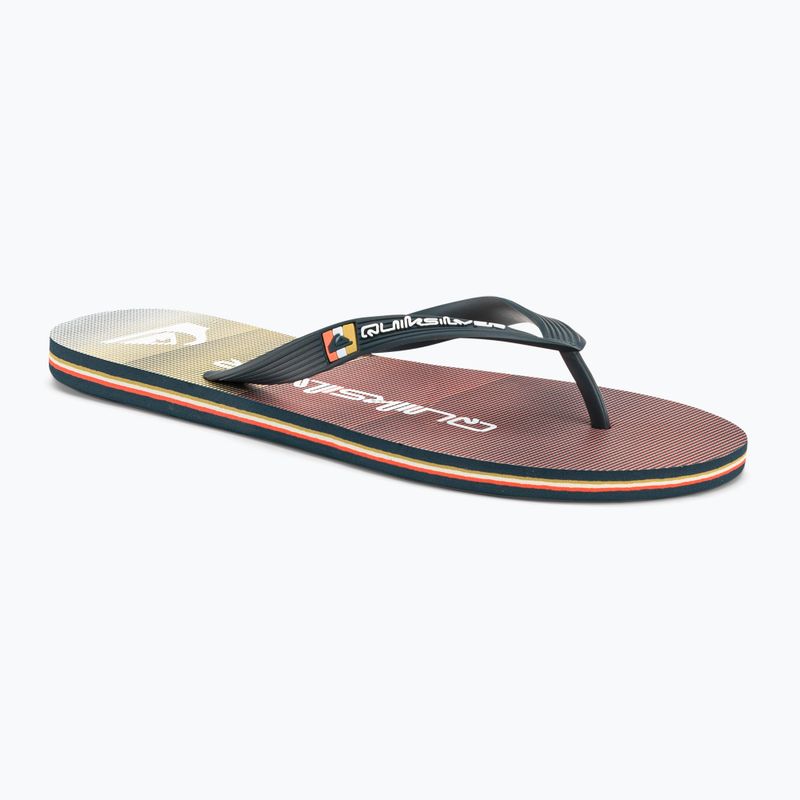 Șlapi pentru bărbați Quiksilver Molokai Massive grey/orange/grey