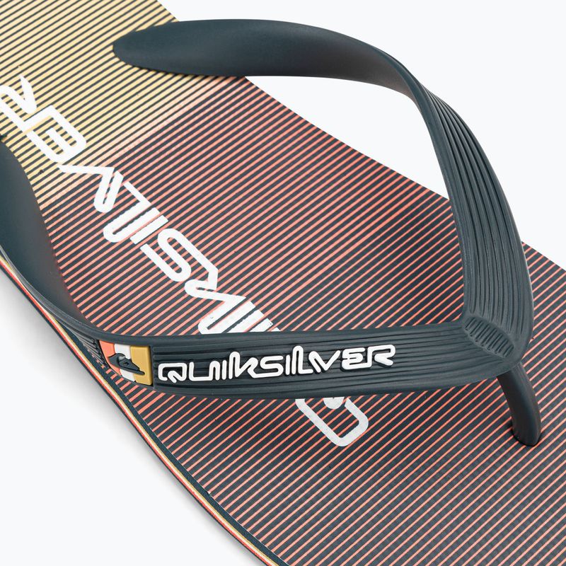 Șlapi pentru bărbați Quiksilver Molokai Massive grey/orange/grey 7