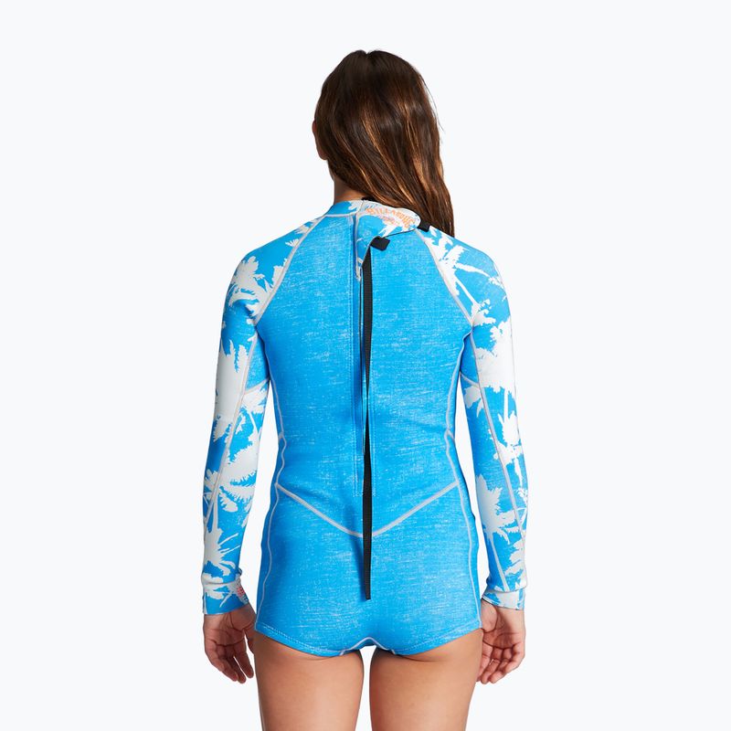 Costumul de neopren pentru femei Billabong Spring Fever LS Spring blue hawaii 2