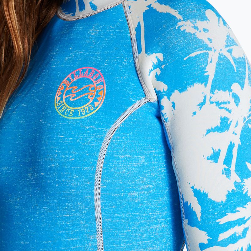 Costumul de neopren pentru femei Billabong Spring Fever LS Spring blue hawaii 3