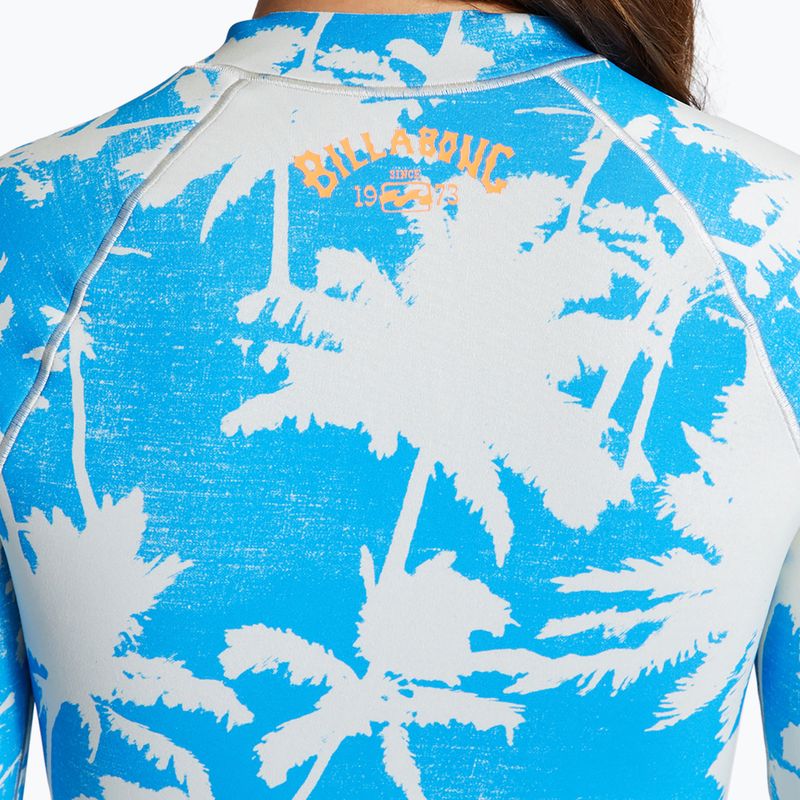 Costumul de neopren pentru femei Billabong Salty Dayz Light LS Spring blue hawaii 3