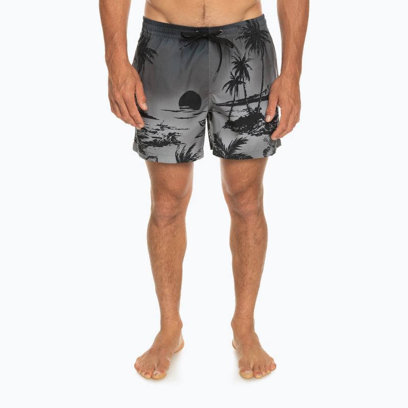 Pantaloni scurți de baie Quiksilver Everyday Paradise Volley 15" gri EQYJV03999-KVJ6 pentru bărbați 2
