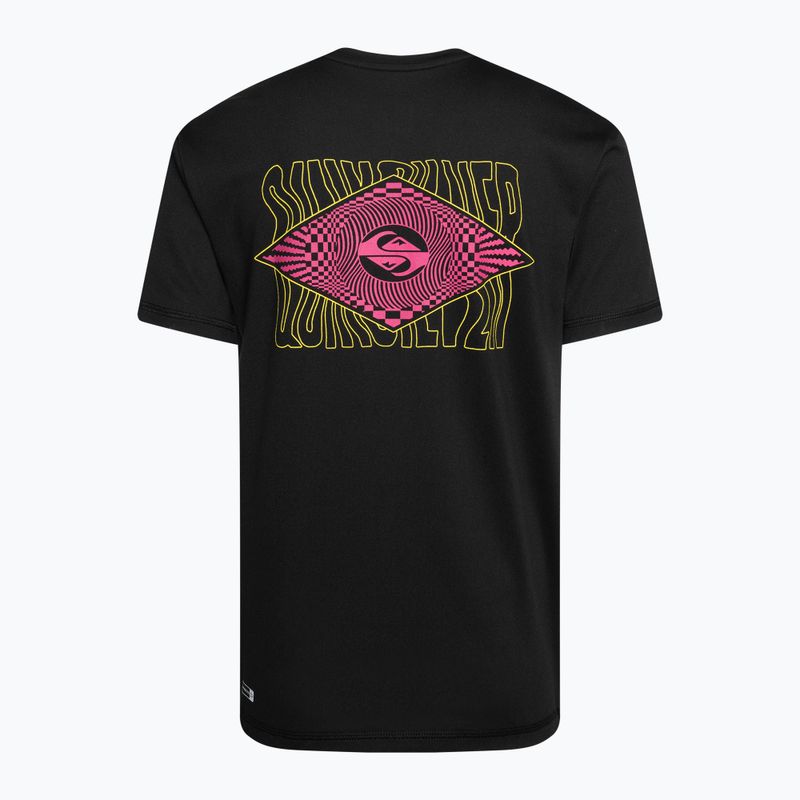 Quiksilver Radical Surf SS Y tricou de înot pentru copii negru 5